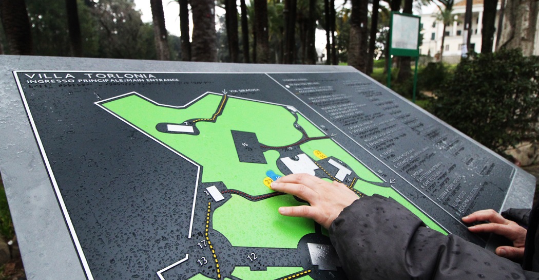 Mappa tattile Mappa tattile a rilievo per disabilità visive e motorie