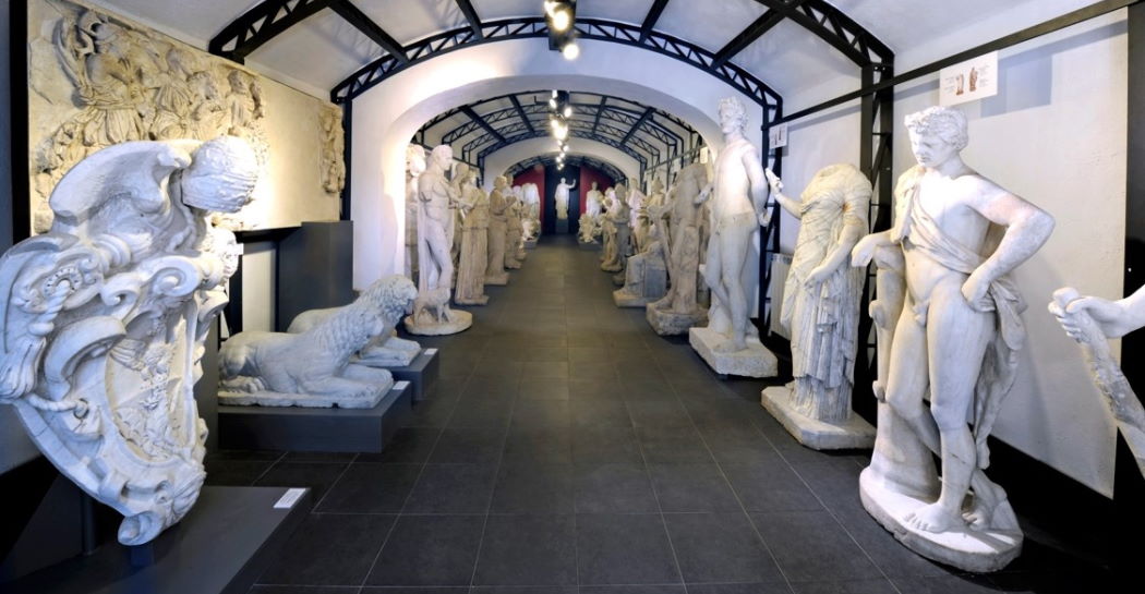 Il deposito di sculture di Villa Borghese all’interno del Museo Pietro Canonica