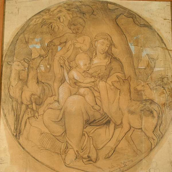 Madonna col Bambino e San Giovannino e daini
